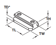 斜顶滑块TGM31；TGM100；TGU25；TGU50；TGU100；TGU150；TGX50； TGX100；TGX250；TGMM10；TGMM30；