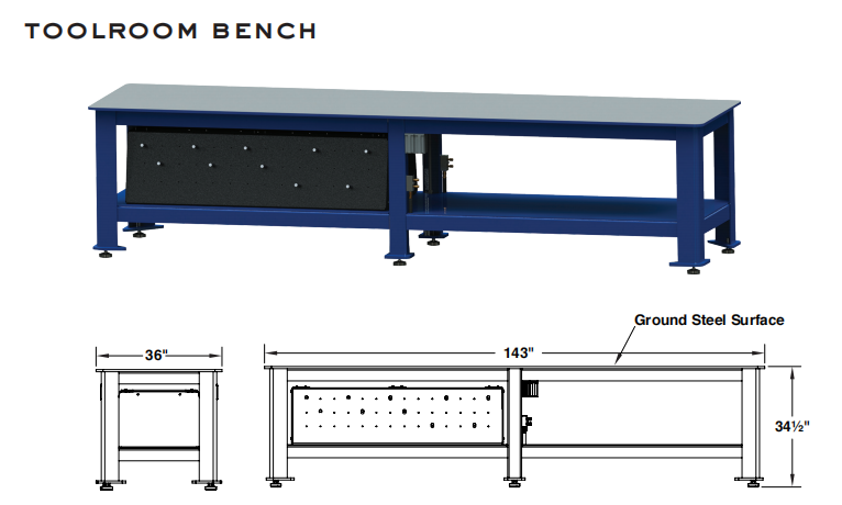 模具制作工具室工作台